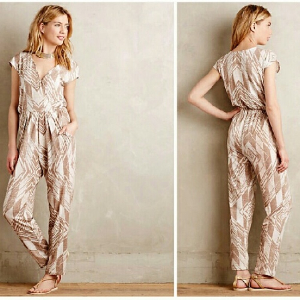 Anthropologie Corey Lynn Calter Geo Jumpsuit